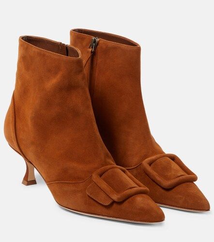 Stivaletti Baylow in suede - Manolo Blahnik - Modalova