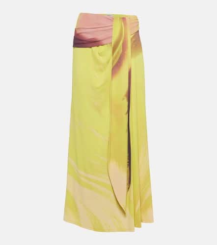 Anika printed draped midi skirt - Simkhai - Modalova