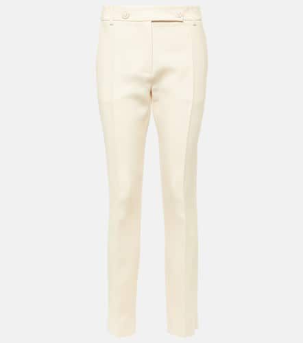 CrÃªpe Couture mid-rise straight pants - Valentino - Modalova