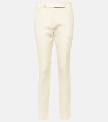 Gerade Mid-Rise-Hose aus Crêpe Couture - Valentino Garavani - Modalova