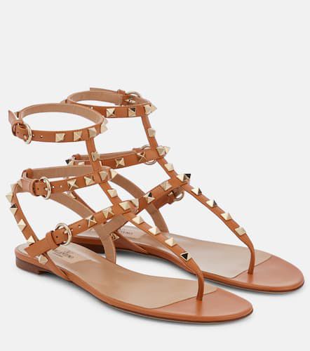 Rockstud leather thong sandals - Valentino Garavani - Modalova