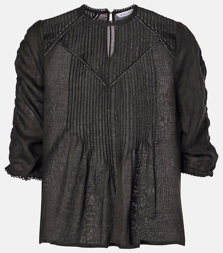 Veronica Beard Top Bryce en lin - Veronica Beard - Modalova