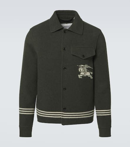 Burberry EKD virgin wool overshirt - Burberry - Modalova