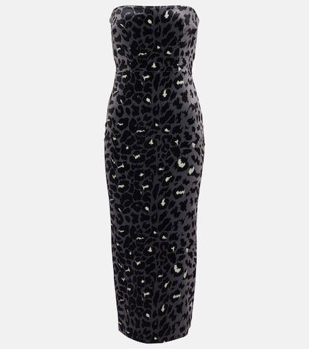 Vestido midi en terciopelo - Alex Perry - Modalova
