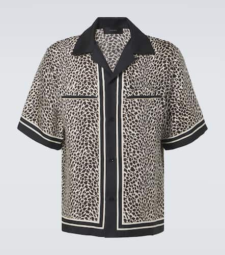 Ma leopard-print silk bowling shirt - Amiri - Modalova