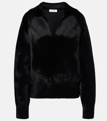 Alaïa Polo-Pullover aus Wollgemisch - Alaia - Modalova