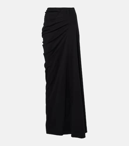 Draped cotton jersey maxi skirt - Dries Van Noten - Modalova