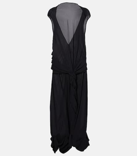 Vestido largo de jersey drapeado - JW Anderson - Modalova