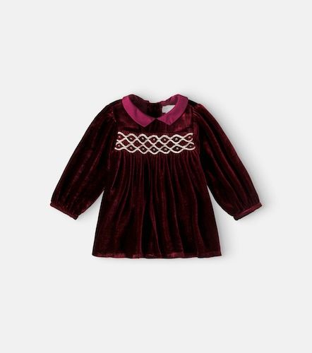 Bebé - vestido Trinité de terciopelo - Bonpoint - Modalova