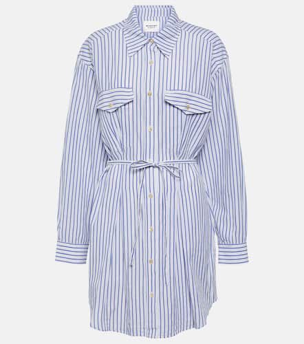 Liliane striped poplin shirt dress - Marant Etoile - Modalova