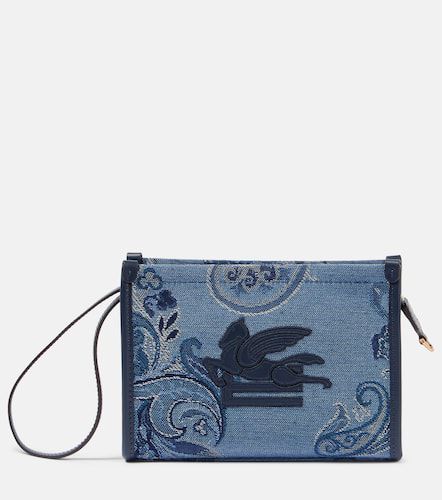 Love Trotter Small canvas jacquard shoulder bag - Etro - Modalova