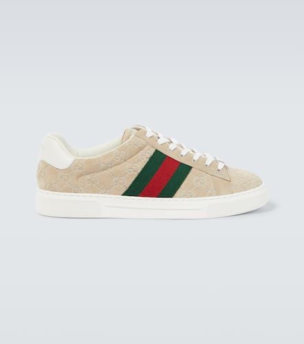 Gucci Gucci Ace suede sneakers - Gucci - Modalova