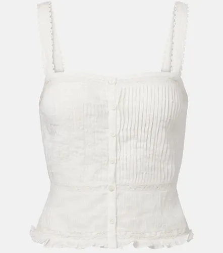 Top Berry cropped cotton blouse - Poupette St Barth - Modalova