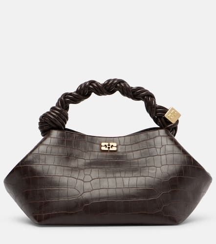 Bou Small croc-effect tote bag - Ganni - Modalova