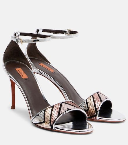 Belle sequined metallic leather sandals - Missoni - Modalova