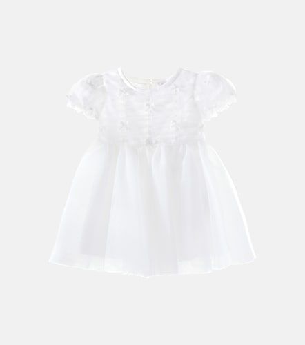 Bebé - vestido de tul fruncido con lazo - Monnalisa - Modalova