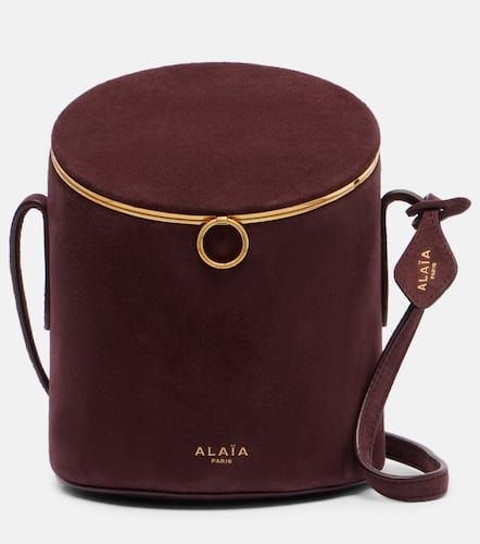 Alaa La Canette Small suede bucket bag - Alaia - Modalova