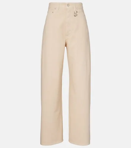 Siamese high-rise wide-leg jeans - Sportmax - Modalova