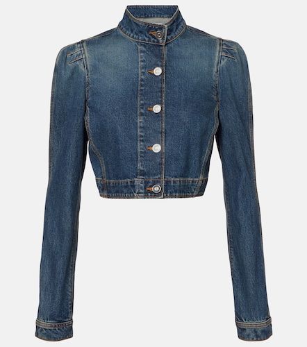 Alaia Cropped denim jacket - Alaia - Modalova