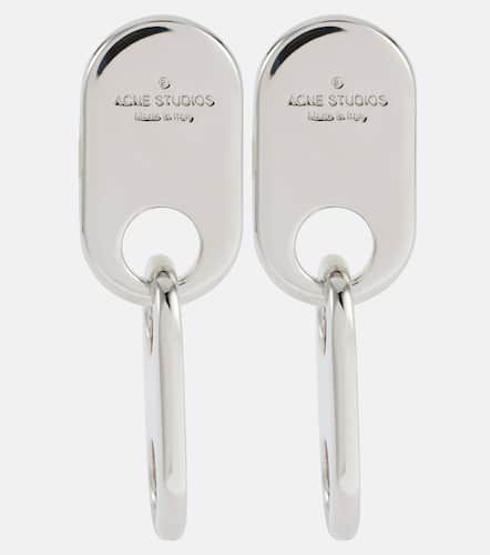 Chain Lock logo drop earrings - Acne Studios - Modalova