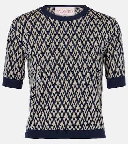 Pullover Toute La V aus Schurwolle - Valentino Garavani - Modalova