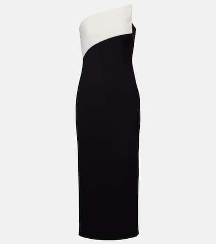 Strapless asymmetric crÃªpe cocktail dress - Roland Mouret - Modalova
