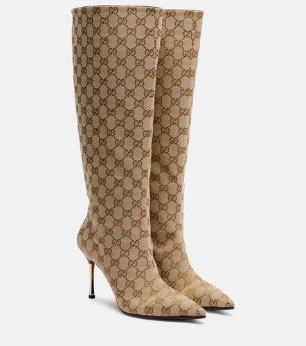 Botas altas Bombshell de lona GG - Gucci - Modalova