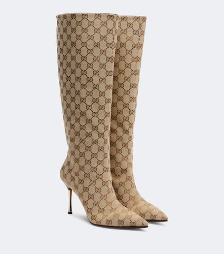 Botas altas Bombshell de lona GG - Gucci - Modalova