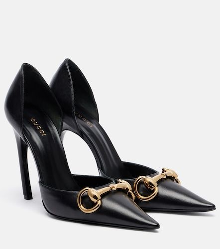 Boulevard Horsebit leather pumps - Gucci - Modalova