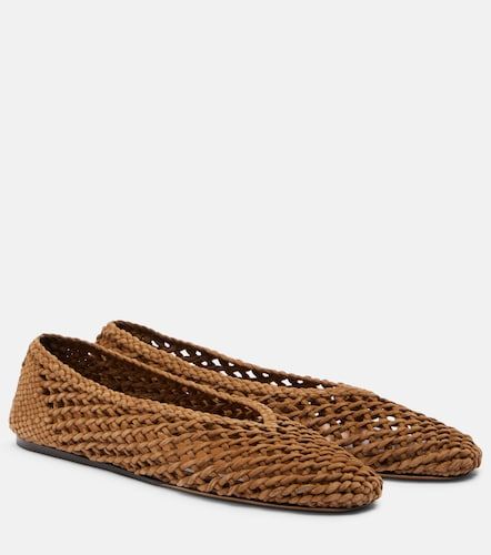 Regency woven suede ballet flats - Le Monde Beryl - Modalova