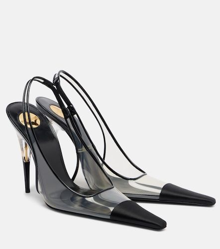 Pumps slingback Romy con raso - Saint Laurent - Modalova