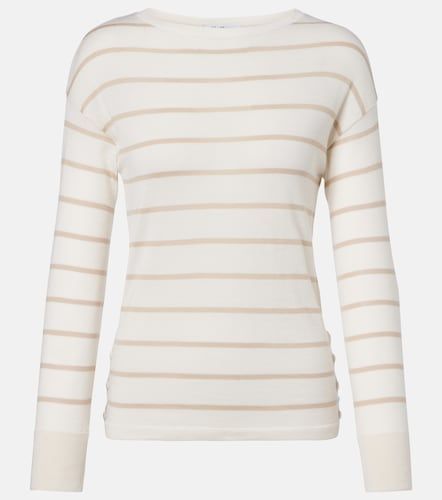 Pullover in cashmere e seta a righe - Max Mara - Modalova