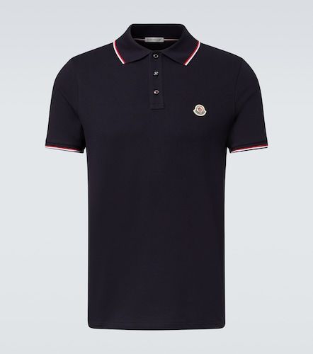 Polo Permanent in jersey di cotone - Moncler - Modalova