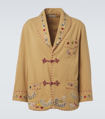 Feather Runner embroidered cotton jacket - Bode - Modalova