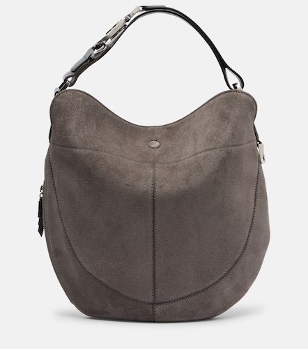 Quiver Clip Medium suede shoulder bag - Lemaire - Modalova