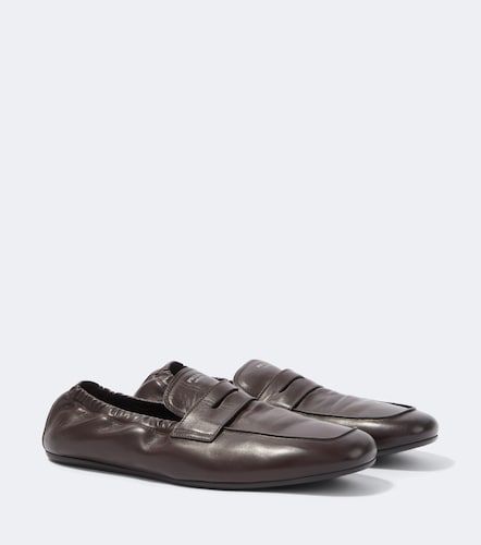 Prada Leather penny loafers - Prada - Modalova