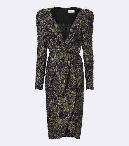 Balmain Abito midi in jacquard - Balmain - Modalova
