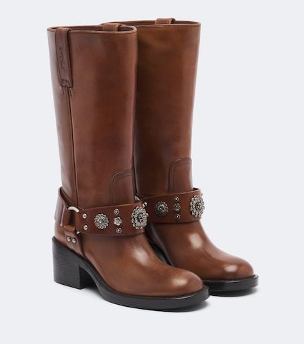 Chloé Botas altas Dakota de piel con tachuelas - Chloe - Modalova