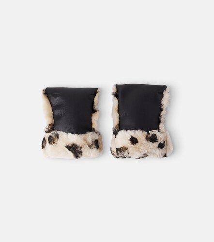 Manoplas Buggy de piel y borrego estampadas - Binibamba - Modalova