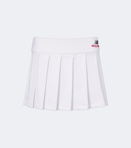 X New Balance minifalda de jersey plisada - Miu Miu - Modalova