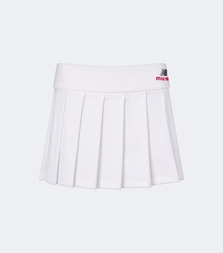 X New Balance minifalda de jersey plisada - Miu Miu - Modalova