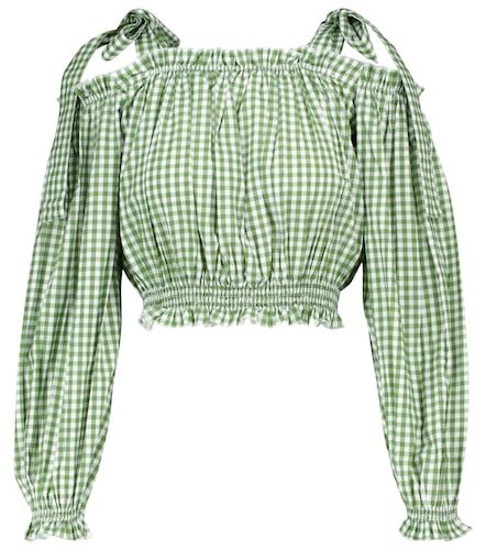 Blusa a quadretti in cotone - Alexandra Miro - Modalova
