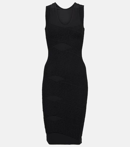 Shaping plissÃ© knit midi dress - Wolford - Modalova