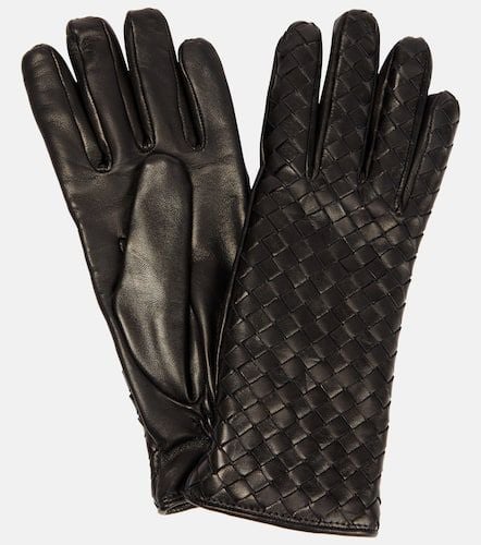 Intrecciato leather gloves - Bottega Veneta - Modalova