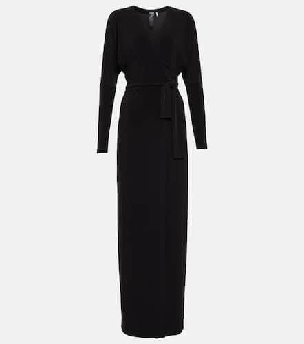 Norma Kamali Wrap jersey maxi dress - Norma Kamali - Modalova