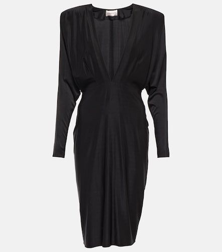 Vestido midi de satén - Alexandre Vauthier - Modalova