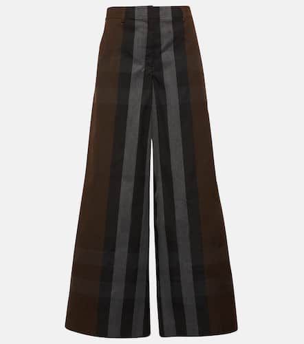 Burberry Wide-Leg-Hose aus Canvas - Burberry - Modalova