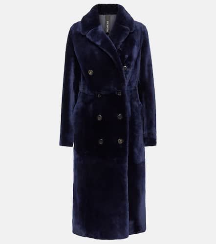 Double-breasted shearling coat - Blancha - Modalova