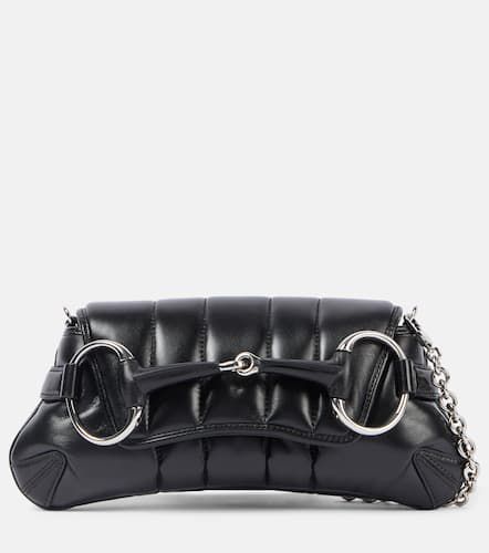 Horsebit Small Chain leather shoulder bag - Gucci - Modalova