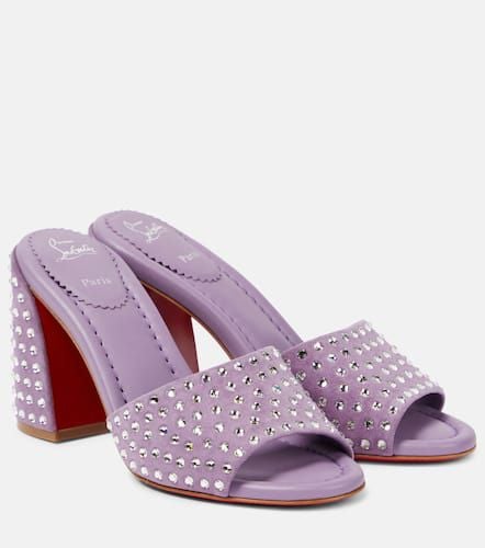 Jane embellished suede mules - Christian Louboutin - Modalova